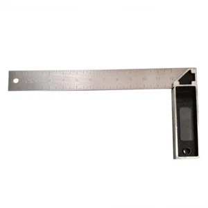 Big Horn 19584 12 Inch Stainless Steel Blade Miter Square - Zinc Handle - Picture 1 of 2