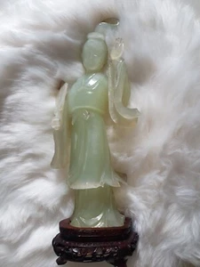 japanische geisha figur / japanische kunstwerk - Bild 1 von 4