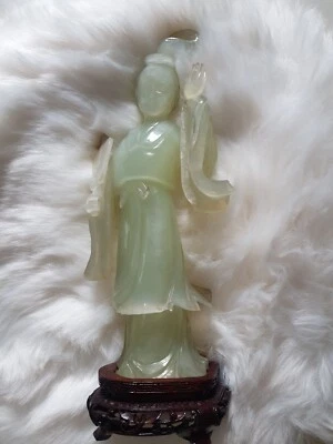 japanische geisha figur / japanische kunstwerk - Bild 1 von 4