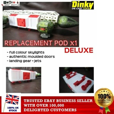 Dinky Space 1999 359 Eagle TRANSPORTER Pod DELUXE Reproducción - ¡A TODO COLOR!