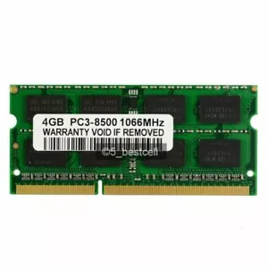 4GB PC3-8500s DDR3-1066 Mhz 204pin PC8500 Laptop Memory Ram SODIMM for notebook - Picture 1 of 2
