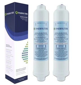 Finerfilters WSF-100 Fridge Filter Cartridges for Samsung side by side Fridges - Picture 1 of 3