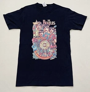 Beatles T Shirt Womens Size Small Black Sgt Peppers Lonely Hearts Club Band - Picture 1 of 8