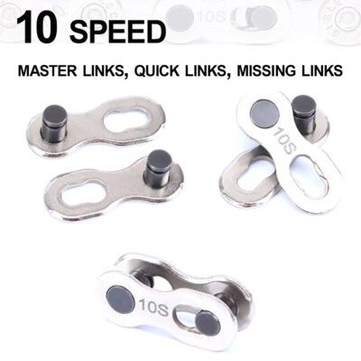 ZTTO Bicycle Chain Master Links - for 10 Speed Chains - Quick Links, Missing Links