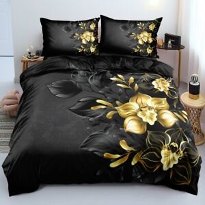 3D Flower Duvet Cover Set Bed Linen Bedding Set Quilt/Comforter Cover Pillowcase