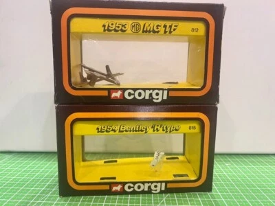 Corgi LOT OF 2 Empty Boxes 1953 MG TF 1953 #812 & Bentley "R" Type R 1954 #815 - Image 1 of 4