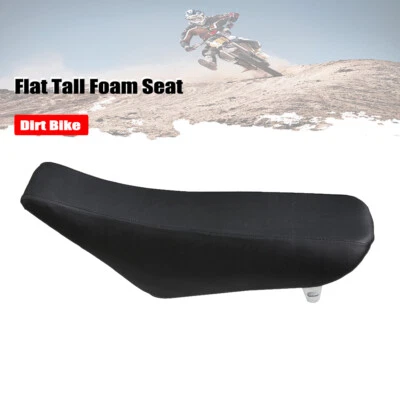 Flat Tall Foam Seat For Yamaha TTR110 110-140Cc Black Pit Pro Trail Dirt Bike - Image 1 of 4
