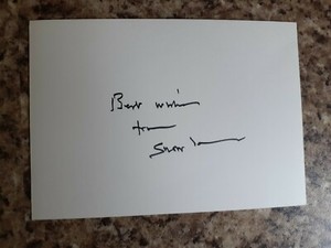 Snowdon-Anthony Armstrong Jones (Princess Margaret) Signed 6x4" Card AFTAL COA