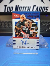 2019 Panini Chronicles Hometown Heroes Red Nassir Little #HH-NLI Rookie Auto RC