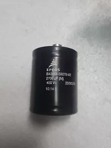 1PCS EPCOS inverter filter capacitor 2700uf-400V B43564-S9278-M2 tested Lot Of 2 - Picture 1 of 5