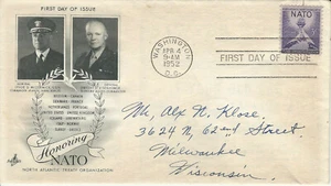 US First Day Cover SC# 1008 - NATO - 3 Cents - Picture 1 of 1