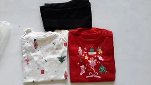 Garanimals Baby Girl Size 6-9 Months Christmas Holiday Outfit Set 3-Piece NEW - Picture 1 of 4