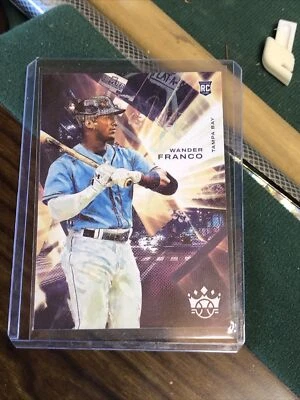 2022 Panini Diamond Kings #95 WANDER FRANCO RC Rookie Tampa Bay Rays Baseball - Image 1 of 2