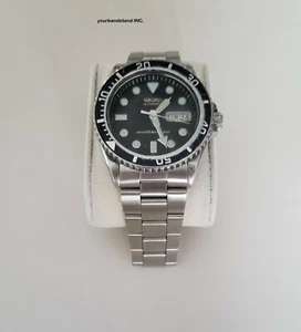 22mm CURVED STAINLESS STEEL OYSTER BRACELET FIT SEIKO SKX031 7S26-0040 - Picture 1 of 12