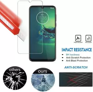 For Motorola Moto G8 Plus XT2019 Clear Tempered Glass Screen Guard (Pack Of 5) - Picture 1 of 8