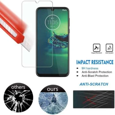 Protector de pantalla de vidrio templado transparente para Motorola Moto G8 Plus XT2019 (paquete de 5) Foto 1 de 4
