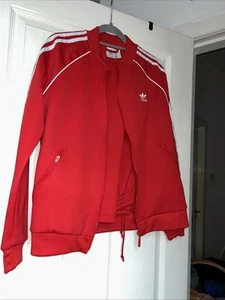 Adidas Red Women's Track Suit - Picture 1 of 9
