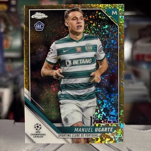 Manuel Ugarte 2021-22 Topps Chrome UEFA UCL GOLD Refractor RC SSP /50 ⭐️ MINT - Picture 1 of 4