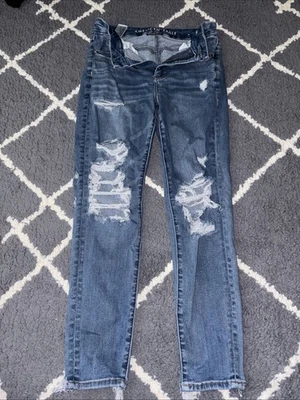 Pantalón corto American Eagle para mujer Ne(x)t Level elástico curvilíneo tiro alto talla 6 Foto 1 de 4