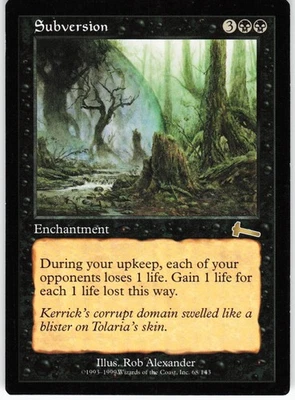 Subversion R Urza's Legacy ULG Normal 68 MTG NM - Image 1 of 2