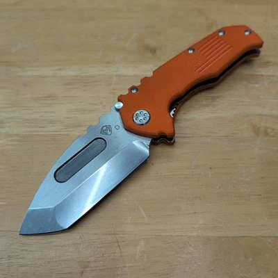 Medford преторианский разведчик M/P Tumbled D2 танто лезвие оранжевый G10 ручки - США!  - Изображение 1 из 4