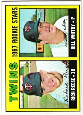 1967 Topps Bill Whitby Rich Reese #486 (B) - Image 1 of 2