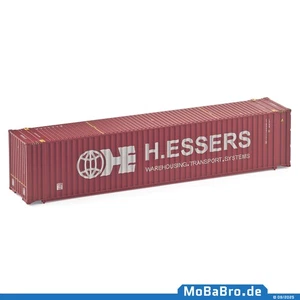 Contenedor rojo vino 45 pies HC "H. Essers" en 1:87 (H0 - NEM380) - Imagen 1 de 3