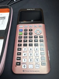 Texas Instruments TI-84 Plus CE Python Graphing Calculator Rose Gold with Extras - Picture 1 of 10