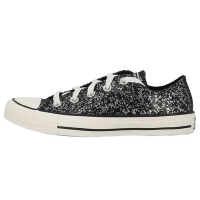 Converse Chuck Taylor All Star OX 'Black Glitter' / A11138C / Women's Size 6.5 - Image 1 of 4