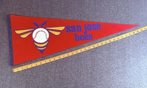 Vintage California League SAN JOSE BEES 1962-1982 Souvenir Wimpel RAR nur einer - Bild 1 von 3