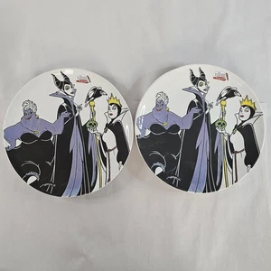 Disney Villains Ursula Malificent Evil Queen 2 Speiseteller 10,5" Zrike Marken - Bild 1 von 11