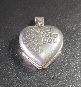 Sterling Silver Multi-Picture Heart Locket Pendant - Picture 1 of 6