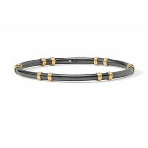 Julie Vos Tribeca Stacking Bangle - Mixed Metal - 24K Gold Plate - Medium - Bild 1 von 9