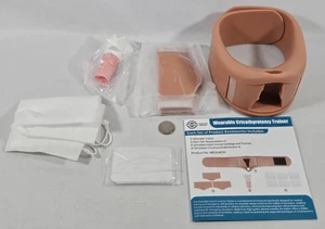 Tragbarer Cricothyrotomie- & Tracheostomie-Trainer Simulator chirurgischer Atemwegstrainer - Bild 1 von 9