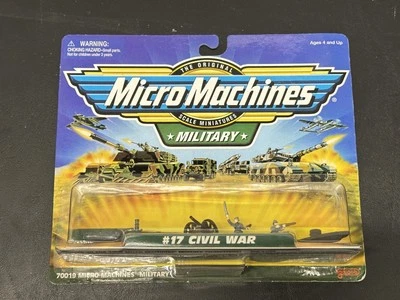 Vintage Micro Machines Military #17 Civil War Set USS Monitor Merrimac Galoob 19 - Image 1 of 4