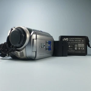 JVC GZ-MG26EK Handheld HDD Camcorder Silver Tested Full Working Set - Picture 1 of 8