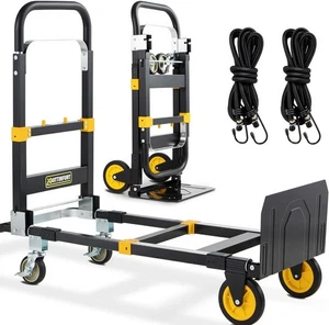3in1 Convertible Hand Truck Dolly Cart Hand Truck Dolly 500 Lbs Anti-Slip Strip - Picture 1 of 6