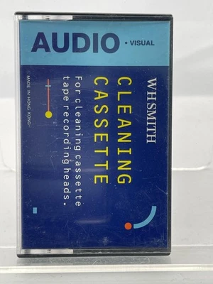 WHSmith Audio Cassette Tape Head Cleaner Deck Maintenance Hi-Fi Vintage Retro - Photo 1/3