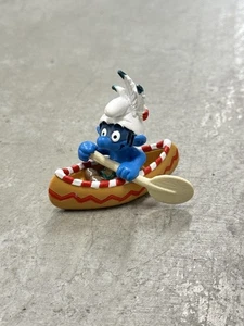 20549 Canoa Schlumpf Schleich Peyo Hecho en Alemania Pitufos Pitufos - Imagen 1 de 5