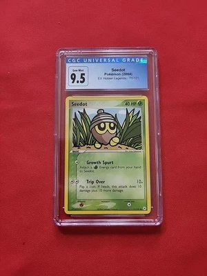 GEM MINT Pokemon: Seedot #71 EX Hidden Legends 2004 Non-holo - CGC 10 - E70 - Image 1 of 4