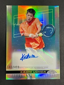 2024 Topps Chrome Tennis Autograph - Refractor - Kaichi Uchida #TCA-KUA /499 - Picture 1 of 2