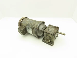 Baldor KM3454 Gearmotor 150:1 Reducer 1725/12rpm 1/4Hp 230/460V 3PH 56C - Picture 1 of 13