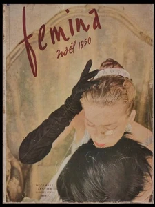 FEMINA NOEL 1950 - MODE, JACQUES FATH, DIOR, ROCHAS, CARVEN, LANVIN - Picture 1 of 3
