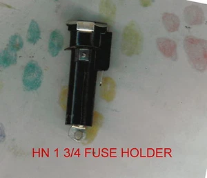 PORTAFUSIBILI BUS HN-1 3/4 125 VOLT 1 3/4 A 1 3/4 HN PORTAFUSIBILI - Foto 1 di 2