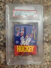 1986 86-87 O-Pee-Chee Hockey Sealed Wax Pack PSA 7 Patrick Roy Rookie Year