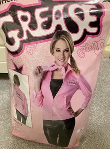 Plus Size Authentic Grease Pink Ladies Costume Jacket100%PolyesterSize 4xlikenew - Picture 1 of 11