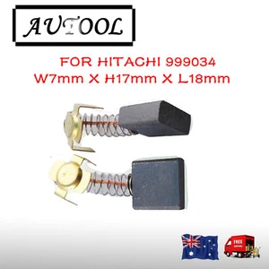 Carbon Brushes For Hitachi 999034 Cut-off Saw CS-14 PDU-230 PDM-230 AU seller - Picture 1 of 3