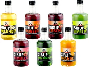 7 Sorten Sirup Royale Probierpaket Getränkesirup Drinks Cocktail (8,57 EUR/l) - Bild 1 von 8