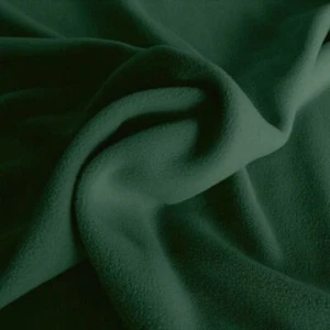 dkl grün Polar-Fleece-Stoff 2mm dicke weiche Meterware Schal Jacke Decke Mütze - Bild 1 von 2
