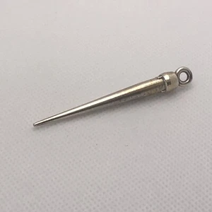 Sterling Silver Iron Worker Bull Pin Pendant - Picture 1 of 5